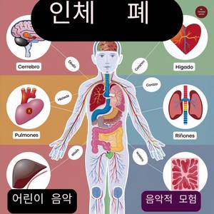 인체 폐 어린이 음악