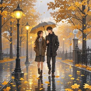 秋天的雨-国爱聊数字财商