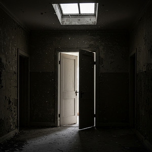 閉じられた瞬間