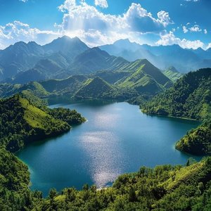 山水古韵剑豪情