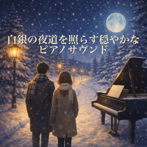 リラックスタイムのための冬月夜ピアノ