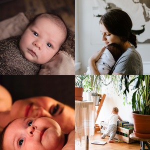 柔和的婴儿睡眠时刻