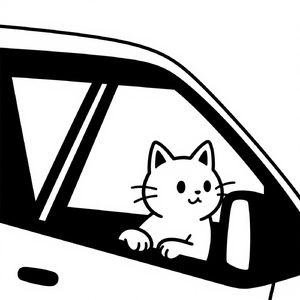 CAT DRIVE NIGHT