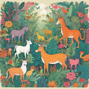 जानवरों की दुनिया by @luxurioussynthesizers158