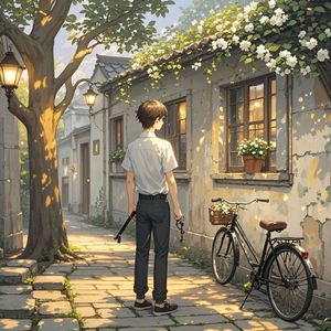 那年夏末的单车_昊天