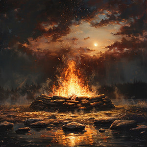 Paisaje Sonoro Tranquilo De La Chimenea