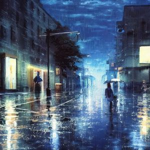 明 天 下 雨 了 吗☔️（sad rain）