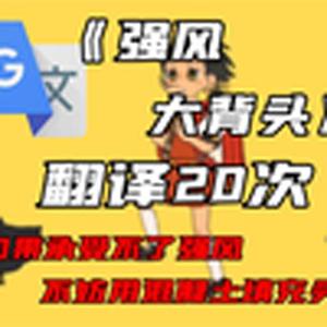 《强风大背头》谷歌翻译