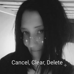 Cancel, Clear, Delete
