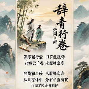 辞青行卷：致同游
