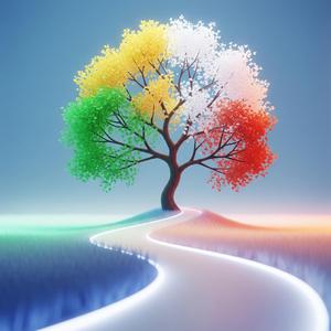 창문 너머 비가 내리면