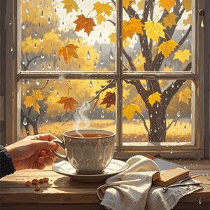 秋夜雨滴-风雨独行