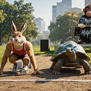 ช้าแต่ถึง (เต่ากับกระต่าย)