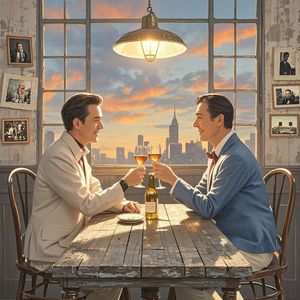 碰杯声里的未寄出-李军科