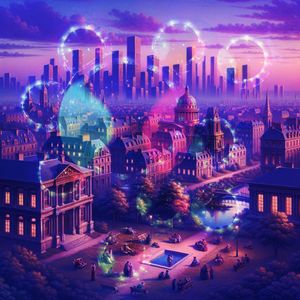 cityscape sketches in a lofi haze