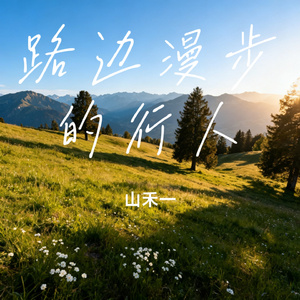 路边漫步的行人