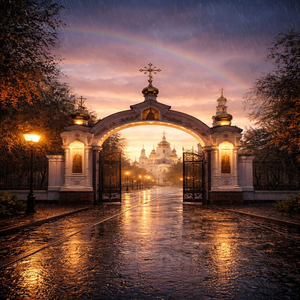 Возле храма