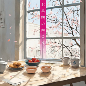 お茶碗の向こうに