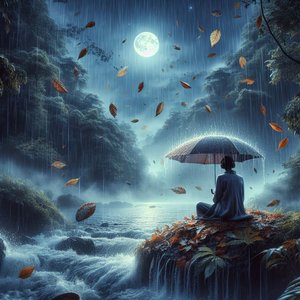 Enjoying the Rain in Solitude 15