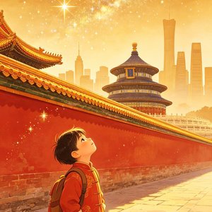 红墙下的星光