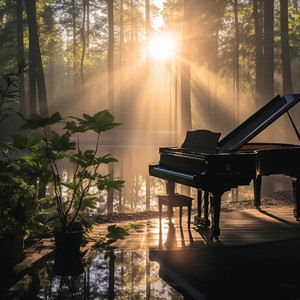 Esencia Etérea Del Piano Jazz: Teclas Reflexivas De La Paz