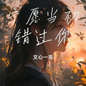 宁愿当初错过你