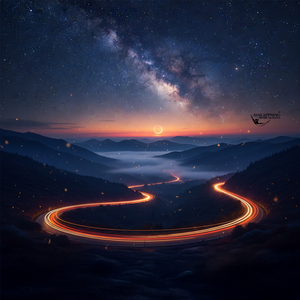 Vandring under stillna skyar