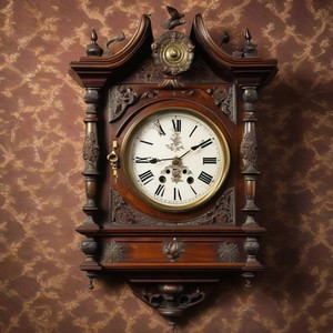 The sound of the clock