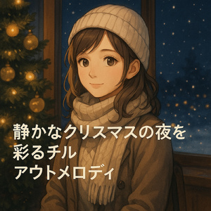 雪降るカフェで