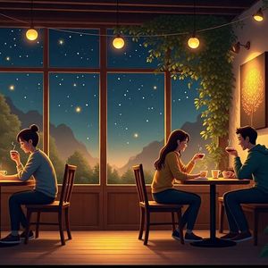 午夜咖啡馆的星语