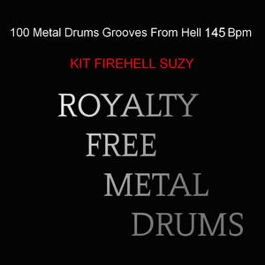 100 Metal Drums Grooves From Hell 145 Bpm Kit FireHell Suzy