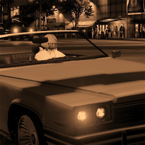 停在俱乐部门口