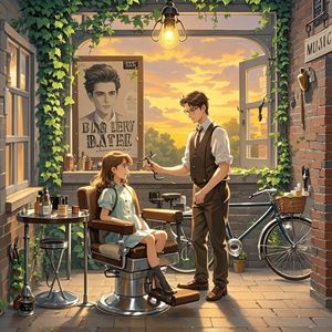 老街理发店-摇滚酷云