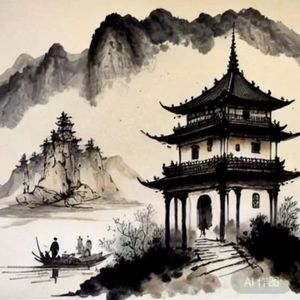 寒山寺外空落花