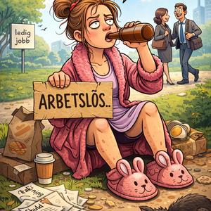 Arbetslös.