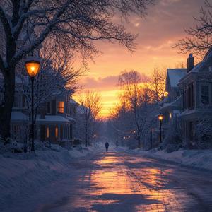Afterglow of Snow