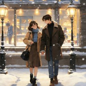 听彼此心跳在雪中交响