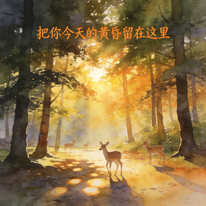 把你今天的黄昏留在这里