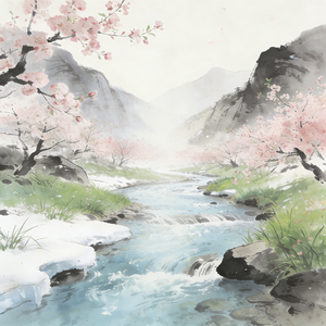 春溪潺潺