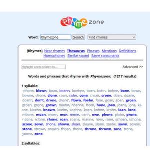 rhymezone