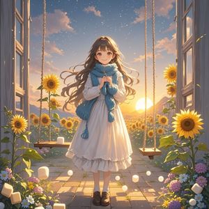 时光里的向日葵-灵儿想叮当