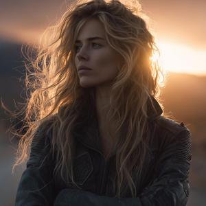 She waited in the silence