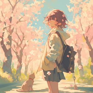 Petals on the Sidewalk - 春の散歩・街歩きVlog