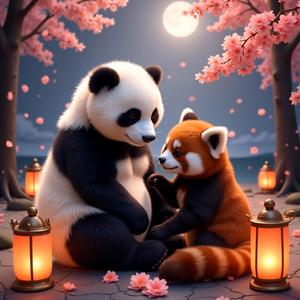 大熊猫小熊猫的浪漫 (Panda Romance) (feat. m-me 福)