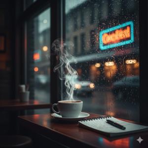 Coffee Steam and Rain