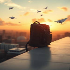 Run with the rising sky