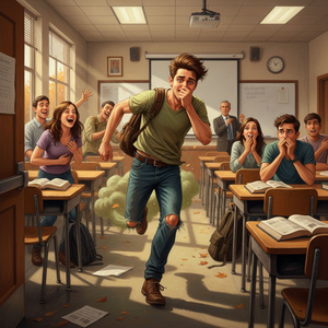 I Farted in Class! (Farting in Class with Some Stinky Gas, I Better Get a Bathroom Pass) (Funny Comedy EDM Euro Dance Version)