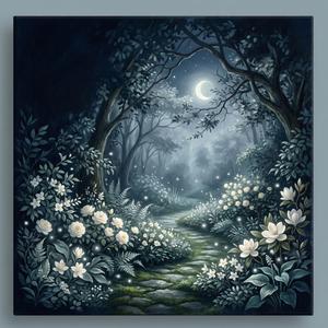 Sous la lune légère