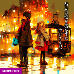 彼女は涙を流さずに泣けるんだ