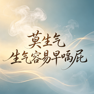 莫生气 生气容易早嗝屁